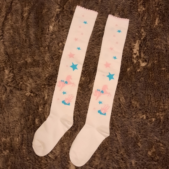 Unicorn Over the Knee Stockings - Picture 6 of 8